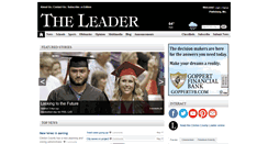 Desktop Screenshot of clintoncountyleader.com