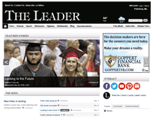 Tablet Screenshot of clintoncountyleader.com